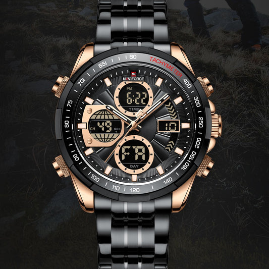 Reloj Deportivo Multifuncional Impermeable con Luz Nocturna