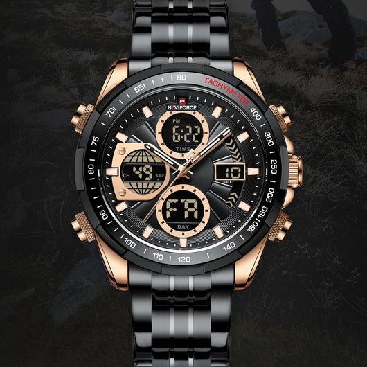 Reloj Deportivo Multifuncional Impermeable con Luz Nocturna
