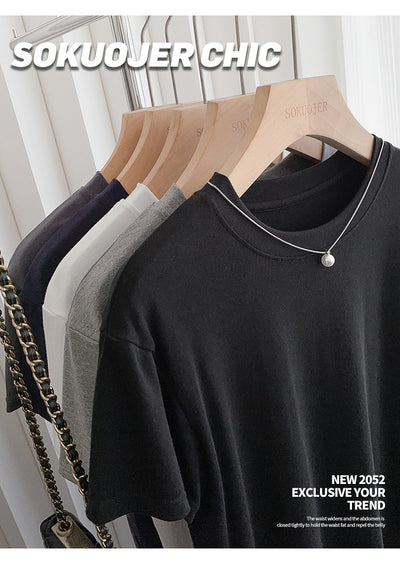 Blusa Ajustada de Modal para Mujer - Manga Corta Elástica Cuello Redondo - Image 16