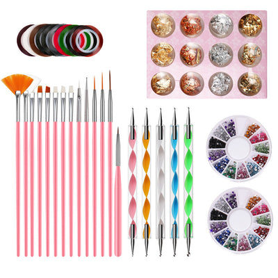 Set de 15 Fresas de Punta de Lápiz para Uñas de Colores - Image 11