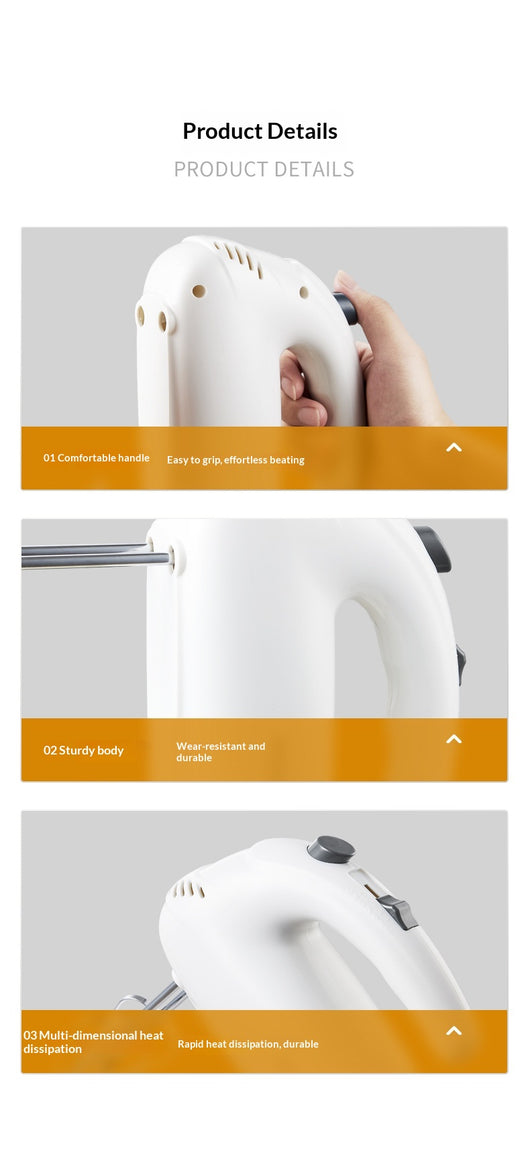 Batidora Eléctrica de Mano con Doble Batidor para Crema - Image 11