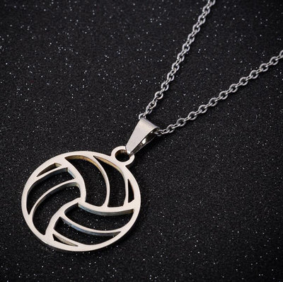 Collar Colgante de Acero Inoxidable Unisex para Voleibol - Image 8
