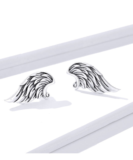 Aretes de Plata 925 con Alas - Diseño Creativo para Mujeres
