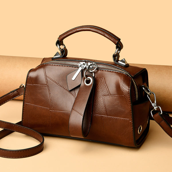Bolso de Hombro Mujer Grande Estilo Urbano Minimalista con Capacidad Expandible