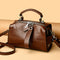 Bolso de Hombro Mujer Grande Estilo Urbano Minimalista con Capacidad Expandible