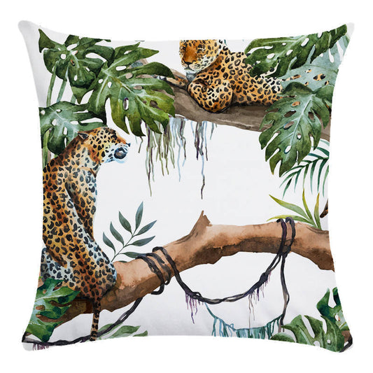 Funda de Almohada Suave Flor de Guayaba Tropical