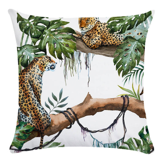 Funda de Almohada Suave Flor de Guayaba Tropical