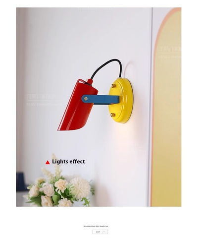 Lámpara de Pared Bauhaus con Acento Oriental Retro - Image 7