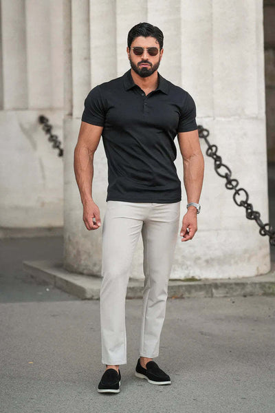 Pantalones de Vestir Casuales Lisos para Hombre - Multiusos Ejecutivos - Image 12
