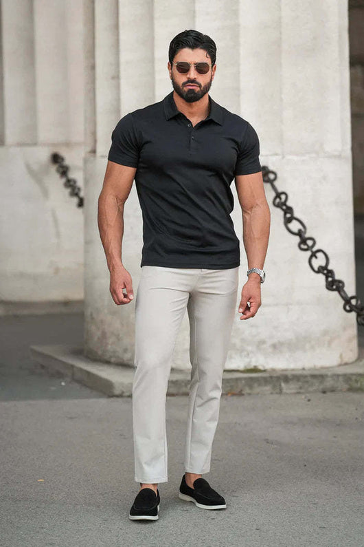 Pantalones de Vestir Casuales Lisos para Hombre - Multiusos Ejecutivos - Image 12