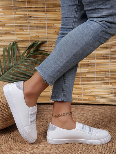 Zapatos Blancos Casuales Slip-On Cómodos y Versátiles - Image 20