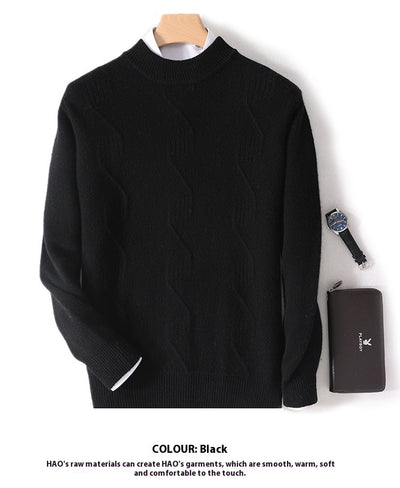 Suéter Grueso de Cuello Alto para Hombre - Abrigo Cálido de Invierno - Image 33