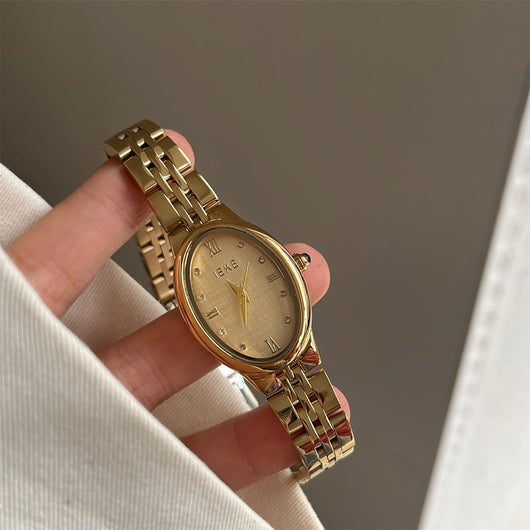 Reloj Elegante de Diseño Exclusivo con Esfera Pequeña y Detalles de Diamante - Image 3