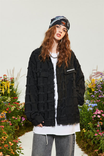 Chaqueta Jacquard con Borlas Color Sólido - Estilo High Street - Image 22