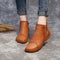 Botas de Invierno para Mujer con Forro de Terciopelo y Cuero