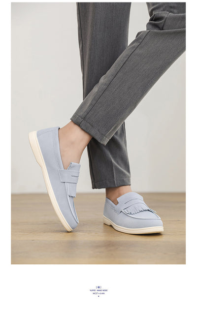 Mocasines de Cuero Mate para Hombre - Calzado Slip-on Elegante - Image 21
