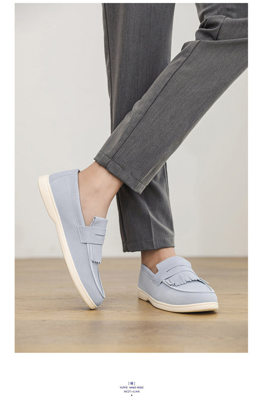 Mocasines de Cuero Mate para Hombre - Calzado Slip-on Elegante - Image 21
