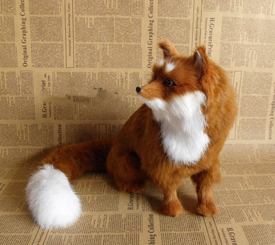 Peluche Zorro Amarillo Simulación de Animales - Image 2