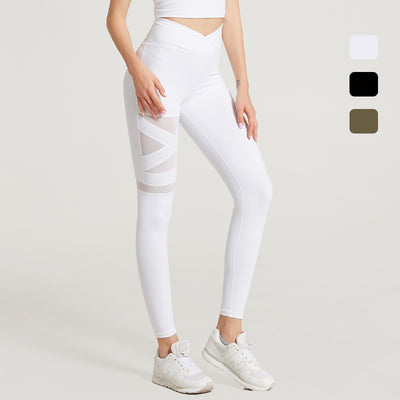 Pantalones de Yoga con Levantamiento de Caderas y Abdomen - Malla Cosida - Image 9