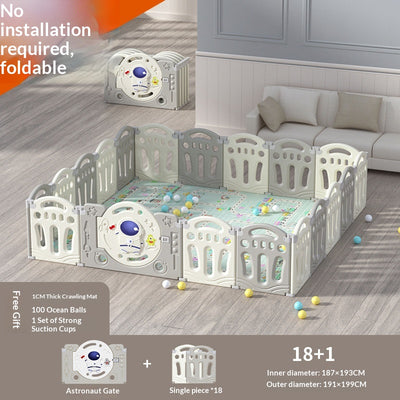 Tapete de Gateo y Corral de Juego para Niños - Image 19
