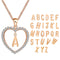 Romantic Love Pendant Necklace For Girls Rose Dorado E