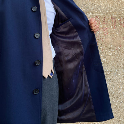 Abrigo Trench de Lana Sencillo Elegancia Atemporal - Image 11