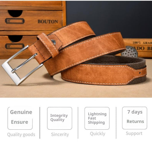 Cinturón de Lona Versátil para Hombre - Diseño Clásico Multiusos - Image 16