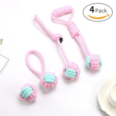 Pelota de Cuerda de Algodón Resistente a Mordidas para Gatos y Perros - Image 21