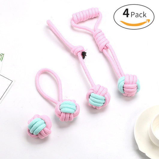 Pelota de Cuerda de Algodón Resistente a Mordidas para Gatos y Perros - Image 21
