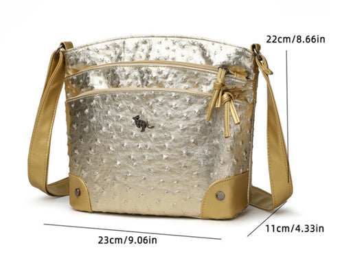 Bolso Retro Multicapa para Mujer - Casual y Versátil - Image 9