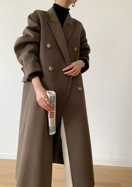 Traje Vintage Elegante Cuello Solapa Doble Pecho Reversible - Image 10