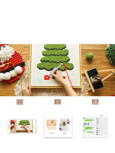 Kit de Bordado Navideño con Sello Ruso - Paquete DIY para Bordado a Mano - Image 4