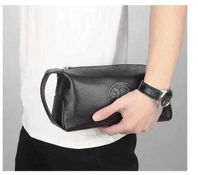 Bolsa de Cuero Genuino Impermeable para Hombre - Image 14