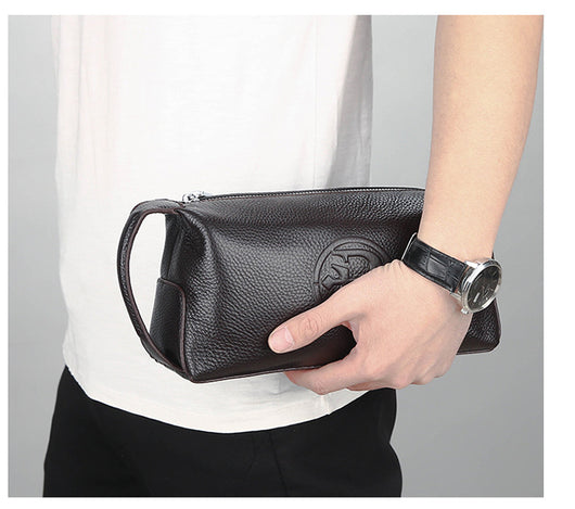 Bolsa de Cuero Genuino Impermeable para Hombre - Image 14