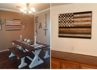 Arte de Pared Bandera Nacional en Madera - Decoración Artesanal - Image 2