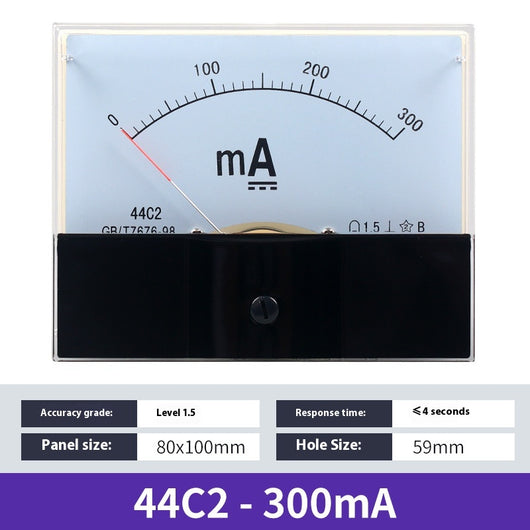 Amperímetro DC Analógico 44C2 - Medidor de Corriente de Precisión - Image 17