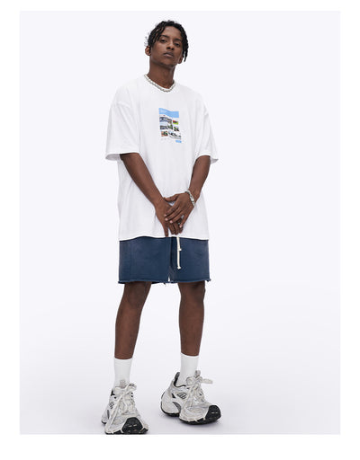 Camisa Manga Corta con Estilo Personalidad para Hombre - Image 16