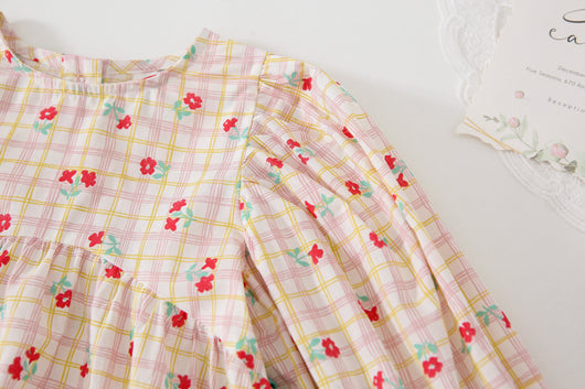 Vestido Infantil Floral Elegante para Niña - Image 9