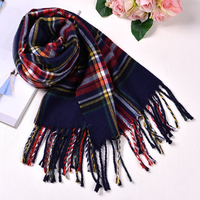 Bufanda Escocesa de Invierno Estilo Británico - Image 29