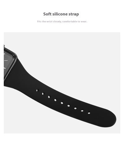 Reloj Cuadrado de Silicona Multifuncional Impermeable para Niñas - Image 15