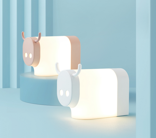 Lámpara LED Recargable para Mesita de Noche con Control de Luz Cálida