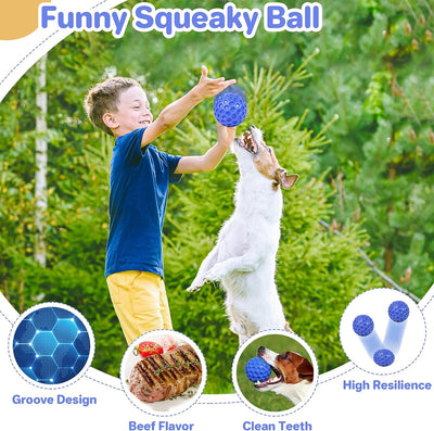 Pelota Masticable Indestructible para Perros Grandes - Juguete Interactivo Antiansied con Sonido - Image 9
