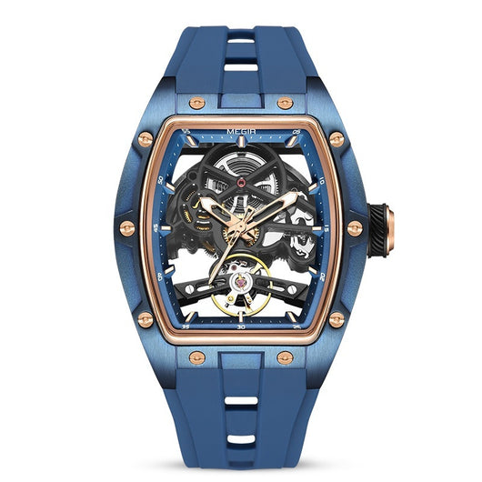 Reloj Mecánico Automático Hueco de Acero Inoxidable para Hombre - Image 8