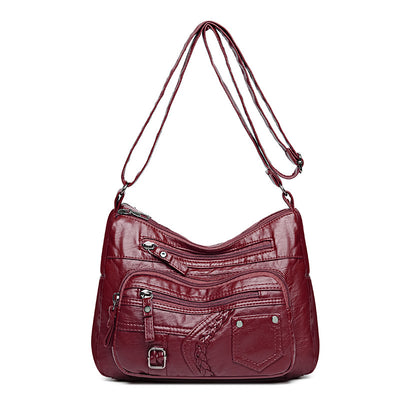 Bolso Bandolera de Gran Capacidad con Diseño Asimétrico Premium - Image 7
