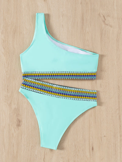 Bikini Estampado Europeo Americano para Mujer - Image 10