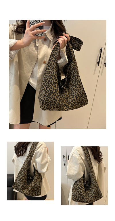 Bolsa de Gran Capacidad con Estampado de Leopardo para Mujer - Image 21