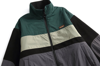 Abrigo Acolchado de Algodón con Combinación de Colores - Image 19