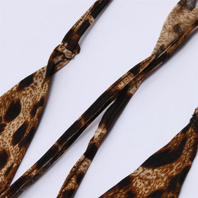 Camisón Mujer Estampado Leopardo con Cintas Ajustables - Image 8