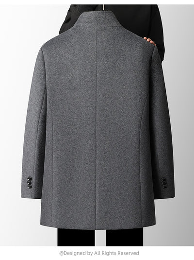 Sobretodo de Lana para Hombre con Forro de Plumas Desmontable - Image 13