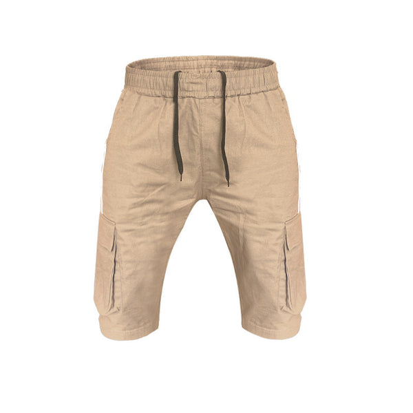 Shorts Hip-hop Casual Cintura Media Rayas Bloques de Color - Image 6